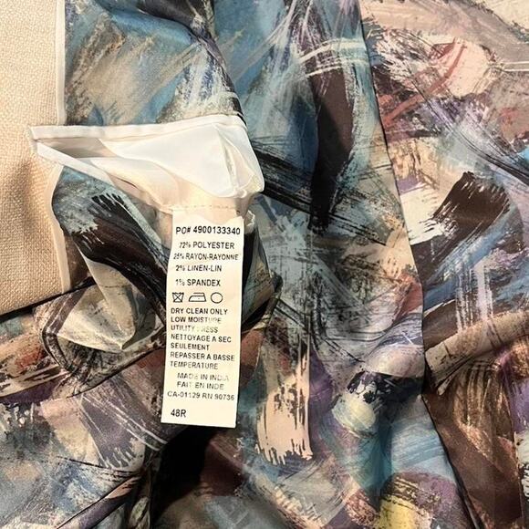 Tallia mens double breasted linen blend - Picture 3 of 7